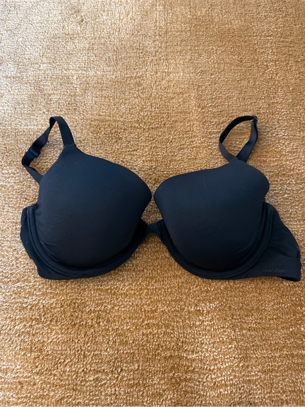 Calvin Klein Underwear Black Molded T-Shirt Bra